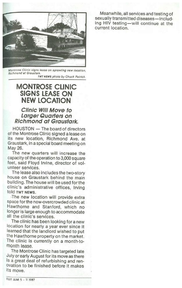 Montrose Clinic Legacy
